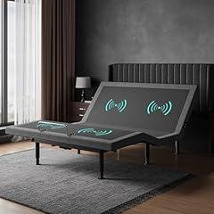 Kaipuyiree Adjustable Queen Bed Frame with Massage
