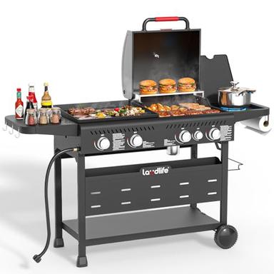 gas grill with griddle