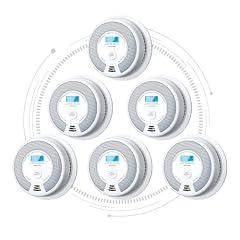 Wireless Smoke and CO Detector 6-Pack