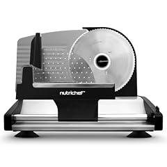NutriChef Electric Meat, Deli & Bread Slicer
