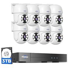 Hiseeu 3K PTZ Wired Security Camera System