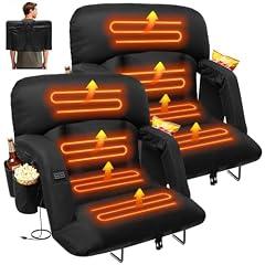 DEKEMASTER Heated Stadium Seats with Back Support