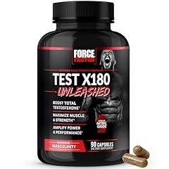 Force Factor Test X180 Unleashed Testosterone Booster for Men