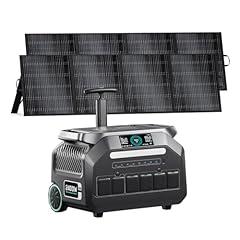 EnerVik P2400 Solar Generator with 2×200W Panels