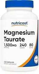 Nutricost Magnesium Taurate 1,500mg, 240 Count