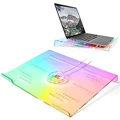 Acrylic Laptop Stand with RGB Backlight