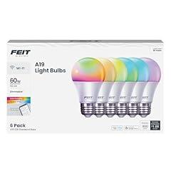 Feit Electric Smart LED Light Bulb 6-Pack