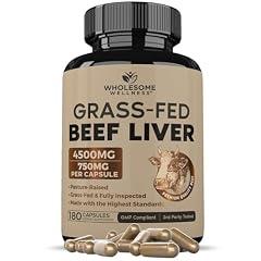 Wholesome Wellness Grass Fed Beef Liver Supplements
