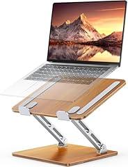 Niweya Ergonomic Laptop Stand, Royal Teak Grain