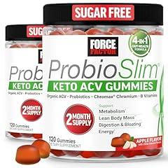Force Factor ProbioSlim ACV Gummies 240ct 2-Pack