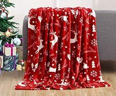 Elegant Comfort Christmas Velvet Fleece Blanket