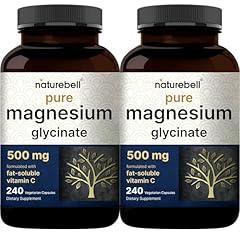 NatureBell Magnesium Glycinate 500mg, 480 Count