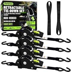 Fortexus Retractable Ratchet Straps 4-Pack