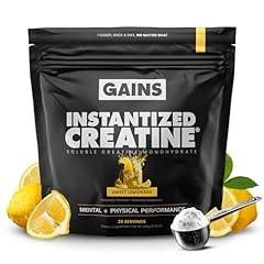 Gains in Bulk Creatine Powder - Sweet Lemonade