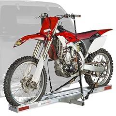 Black Widow Motorcycle Hitch Carrier with Ramp