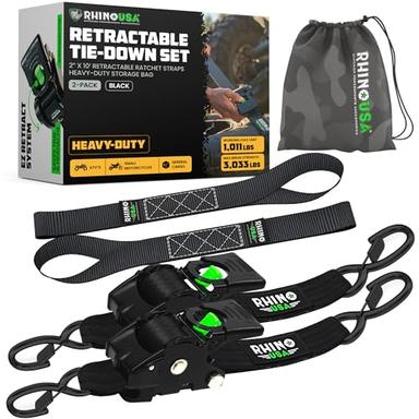 retractable ratchet straps