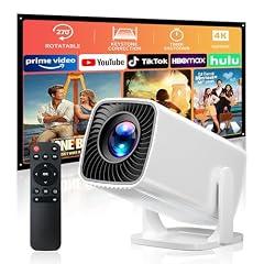 Sainyer 4K Portable Projector with Rotatable Stand
