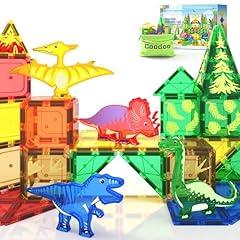 Coodoo Dinosaur Magnetic Building Blocks for Kids