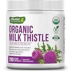 Organic Discounters Milk Thistle, 7500 mg, 280 Count