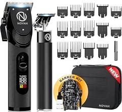 Professional Hair Clippers and Trimmer Set