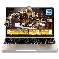 HILLSUSU 2026 Business Laptop, 16GB RAM, 512GB SSD