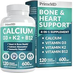 PrimeMD Calcium & Vitamin D3 K2 B12 Supplement