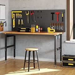 GarveeTech Adjustable Height Garage Workbench