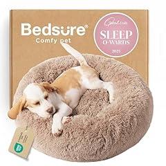 Bedsure Calming Dog Bed, Camel
