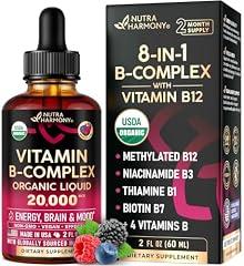 NutraHarmony Organic B-Complex Liquid Drops