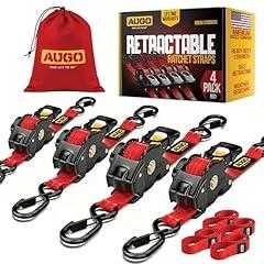 AUGO Retractable Ratchet Straps with Soft Loops