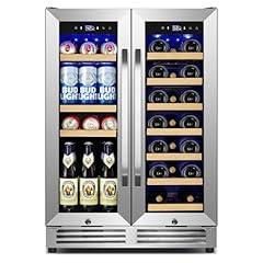 Velieta 24 Inch Dual Zone Wine and Beverage Refrigerator