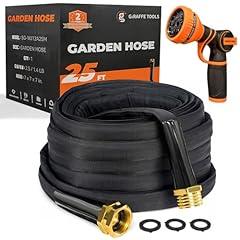 Giraffe Tools Lightweight Garden Hose 25FT with Nozzle