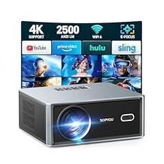 SOPYOU Projector 650 ANSI 1080P 4K Support