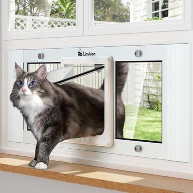 window dog door