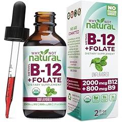 Why Not Natural Vitamin B12 Liquid Folate Drops
