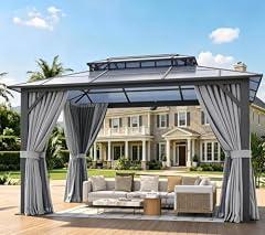 Breezestival Hardtop Gazebo with Polycarbonate Roof