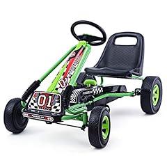 Costzon Kids Pedal Go Kart Green
