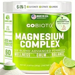 GOBIOTIX Magnesium Glycinate Powder Lemon Lime