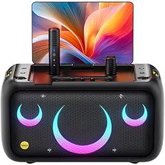 Ikarao Karaoke Machine with Built-in Screen