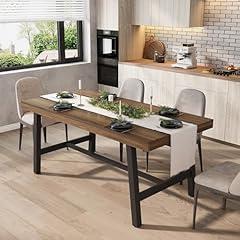 GarveeHome Industrial Dining Table for 4-6
