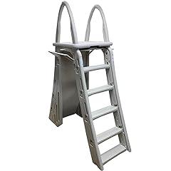 Confer Plastics Roll Guard Adjustable A-Frame Ladder