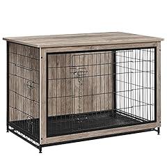 Feandrea Dog Crate Furniture, Greige, UPFC004G01