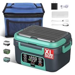 EDCREATY Cordless Electric Heated Lunch Box