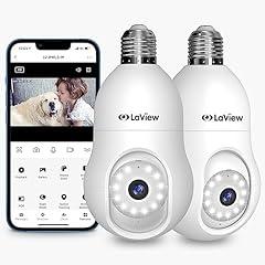 LaView 4MP Bulb Camera 2K 360° (2 Pack)