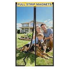 HOFUDON Magnetic Screen Door, Fiberglass Mesh, 36x80 Inch