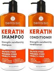 Bellisso Keratin Shampoo and Conditioner Set