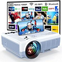 FUDONI Upgrade 1080P 4K Projector