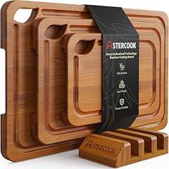 Astercook Bamboo Cutting Board Set