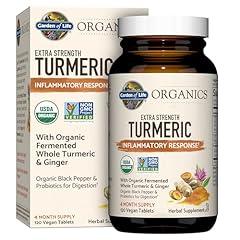 Garden of Life Extra Strength Turmeric Tablets