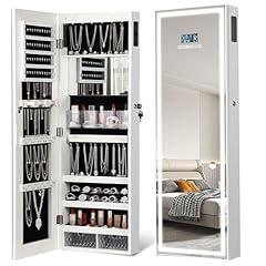 Chaoguan LED Mirror Jewelry Cabinet with Speaker